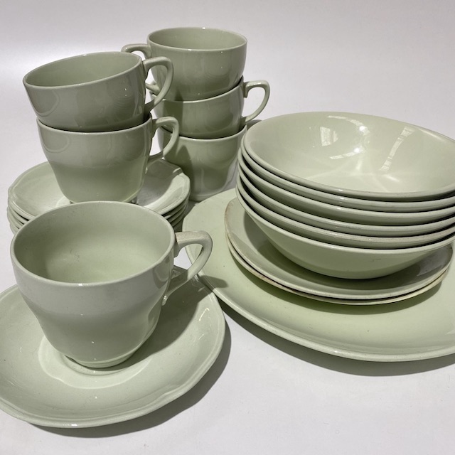 DINNERWARE, 1950s Green